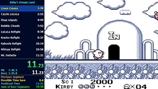 GB Kirby's Dream Land in 11:23