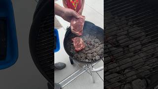 #steak by the pool tonight. What are you cooking on your #webergrill