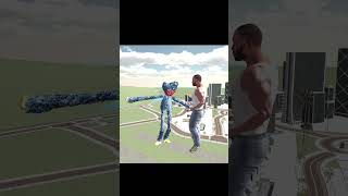 Giant Huggy Wuggy Fights With Giant Franklin in IBD3D