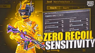 UPDATE 3.0 🔥 Best Zero Recoil Sensitivity CODE + Control settings for Pubg Mobile/BGMI in 2024