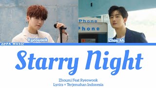 Zhoumi Feat Ryeowook - Starry Night  ( Korean Version)  Lyrics Terjemahan Indonesia