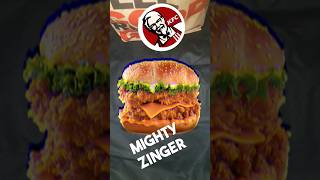 KFC Mighty Zinger Burger and Snack Bucket Review #kfc  #zingerburger #foodpanda #kfcchicken