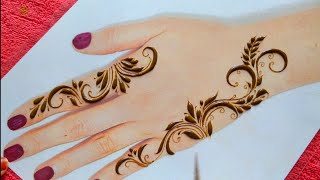 Stylish Arabic Mehndi design #simplemehndi #simplemehndi #mehandi