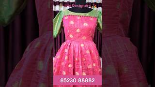 Beautiful pattu Fabric Frock For Girls | Frocks For Girls #shorts #pattufrocks #onlineshopping #yt