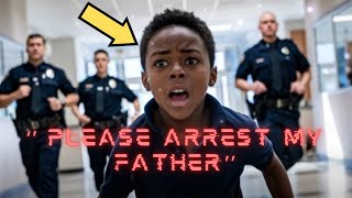 Boy Rushes into Police Station Shouting "Arrest My Dad Immediately ! "