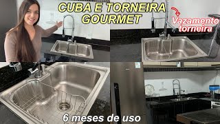 TORNEIRA e CUBA GOURMET BARATA - NÃO COMPRE SEM VER ESSE VIDEO Problemas Vazamento | PIA COZINHA