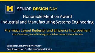 UM-Dearborn | CECS | Senior Design Day 2023 | Honorable Mention - IMSE