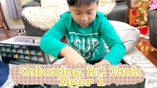 Unboxing RC Tank Tiger 1 | ysay dale