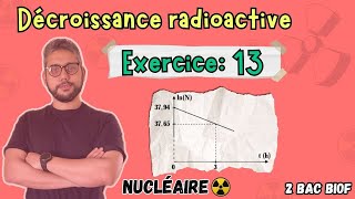 Exercice 13 - La radioactivité de l’iode 131 - Décroissance radioactive☢️ - Nucléaire - 2 BAC BIOF