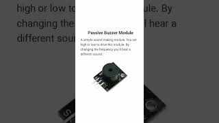 Passive Buzzer module                                    #shorts