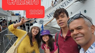 Cruzeiro MSC Fantasia ❤️ Vem conhecer com a Família Caramujo  👪  1° EPISÓDIO... Amanhã mais vídeo.