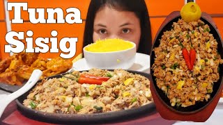 Spicy Tuna Sisig | Chicken Wings | Mukbang Philippines | Filipino Mukbang