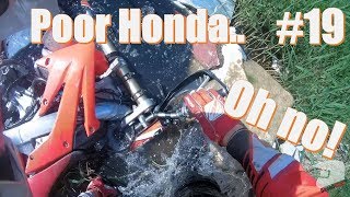 People like my STUNTS | Dropped my bike into WATER.. | SO MUCH MUD!