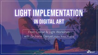 Implementation of light in your digital compositions