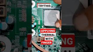 how to apply thermal paste in cpu