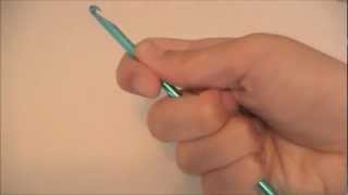 Crochet Basics - How to Hold a Crochet Hook