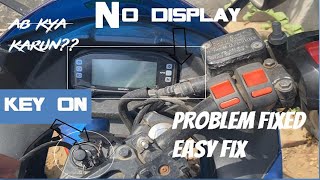 SUZUKI GIXXER SF FI STARTING PROBLEM |NO DISPLAY IN METER WITH KEY ON| EASY FIX & SOLUTIONS