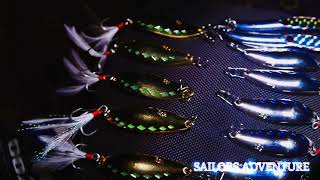 Gold and silver spoon lure 15 grams