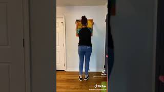 This technique is brilliant! Paint a rainbow mural