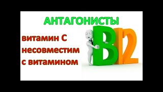 Витамин В12 и Витамин С - АНТАГОНИСТЫ. Нельзя принимать ОДНОВРЕМЕННО / Фролов Ю.А.