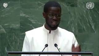 Discours Historiques de Bassirou Diomaye Faye au 79eme session ordinaire des Nations Unies