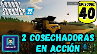 Dos cosechadoras en acción | Ep. 40 | Haut-Beyleron - Farming 22 PC