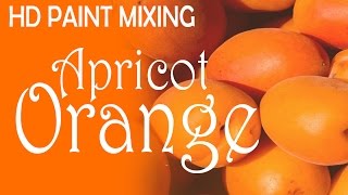 HD Paint Mixing - 'Apricot Orange' Colour (Very Liquid)