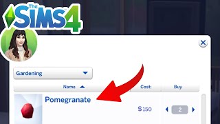 How To Buy Pomegranate Seeds - The Sims 4