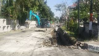 Pembangunan Got /Drainase Modern dengan beton U, cepat, kuat dan rapi.