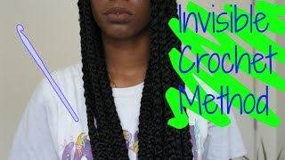 Invisible Crochet Braids Method Tutorial | Senegal Twisted Box Braid