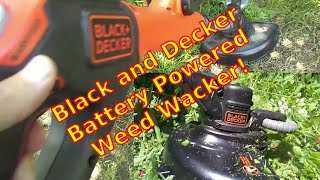 Black and Decker Battery Powered Weed Wacker