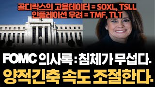 2분기 양적 긴축 속도 조절합니다. FOMC 의사록과 로건 댈러스 연은총재의 발언 / "TMF, TLT, SOXL 투자 타이밍 인사이트"