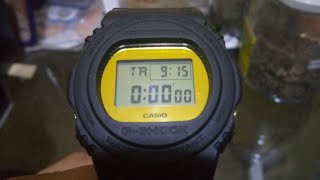 Cómo usar el temporizador, timer o cuenta regresiva en el reloj Casio G-Shock DW-5700 En Español