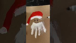 Actividad Sensorial Para Niños - Pintando a Santa Claus Con Las Manos 👦🏻👧🏻👶🏻