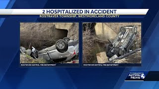 Rostraver car goes into creek