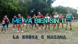 Me va bien sin ti - La Konga & Marama - Cuarteto | Eri Benitez - Zumba coreo 💃