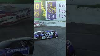 Bizarre #crash in a late model race... #nascar #shorttrackracing #racing