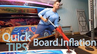 Inflating your Sea Gods Inflatable Stand Up Paddleboard