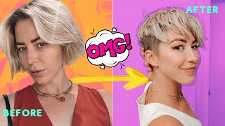 the real reason I got A PIXIE CUT (& styling)