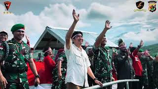 Pembentangan Bendera Merah Putih Memperingati Hari Proklamasi RI ke 79 | Bukit Tungku Wiri Sentani