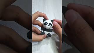 Kawaii Panda Clay Art | Clay videos #shorts