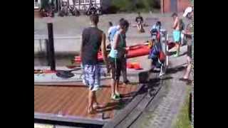 Paddeltour 2013 auf der Peene  - Streetball-Team/JFE Nische