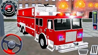 FIRE TRUCK DRIVING Simulator 3D ANDROID GAMEPLAY