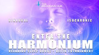 Delta Sleep Drone - HARMONIUM - Isochronic  Tones - Minimal Sleep Music  - Sleep Meditation Music