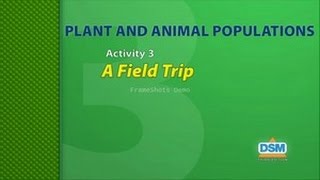 Plant and Animal Populations - Activity 3: A Field Trip