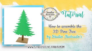 How to assemble the 3D Pine Tree by Studio Ilustrado