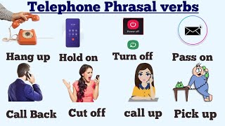 Telephone Phrasal verbs in daily Use | Telephone Phrasal verbs vocabulary | English Practice