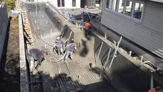 Shotcrete lap pool