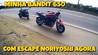 MOSTRANDO 2 ACESSORIOS NOVOS, SLIDER DOURADO E PONTEIRA NORIYOSHI BANDIT 650 CARBURADA