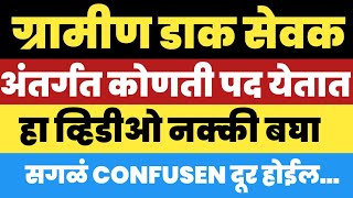 #GDS Permanent Or Not Permanent ?| GRAMIN DAK SEVAK CONFUSE QUESTION | GDS मध्ये कोण कोणती पदे येतात